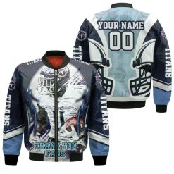 A.J.Brown Tennessee Titans Super Bowl 2021 Afc South Champions Personalized Bomber Jacket