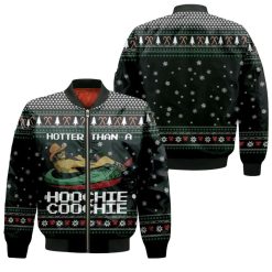 Alan Jackson Chattahoochee Hotter Than Hoochie Coochie Christmas 3d S Bomber Jacket