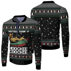 Alan Jackson Chattahoochee Hotter Than Hoochie Coochie Christmas 3d Sweatshirt 3d Jersey Fleece Bomber Jacket