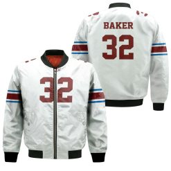 Arizona Cardinals Budda Baker #32 Great Player Nfl Legacy Vintage White 3d Designed Allover Gift For Arizona Fans Bomber Jacket