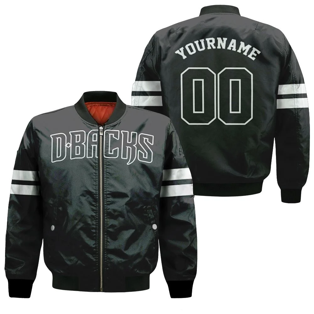Arizona Diamondbacks Majestic 2019 Personalized Black Jersey Inspired  Bomber Jacket – Teepital – Everyday New Aesthetic Designs