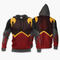 Avatar The Last Airbender Fire Nation 3d T Shirt Zip Bomber Hoodie