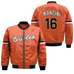 Baltimore Orioles Trey Mancini #16 Mlb 1988 Cooperstown Collection Mesh Orange 2019 3d Designed Allover Gift For Baltimore Fans Bomber Jacket