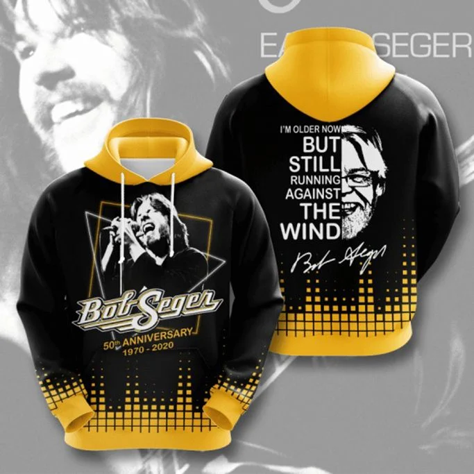 Bob Seger Signature Design Gift For Fan Custom 3d All Over Printed Hoodie