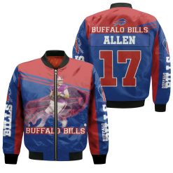 Buffalo Bills Afc East Division Champions Josh Allen 17 Art Bomber Jacket