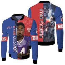 Buffalo Bills Afc West Champions 2020 Stefon Diggs Fleece Bomber Jacket