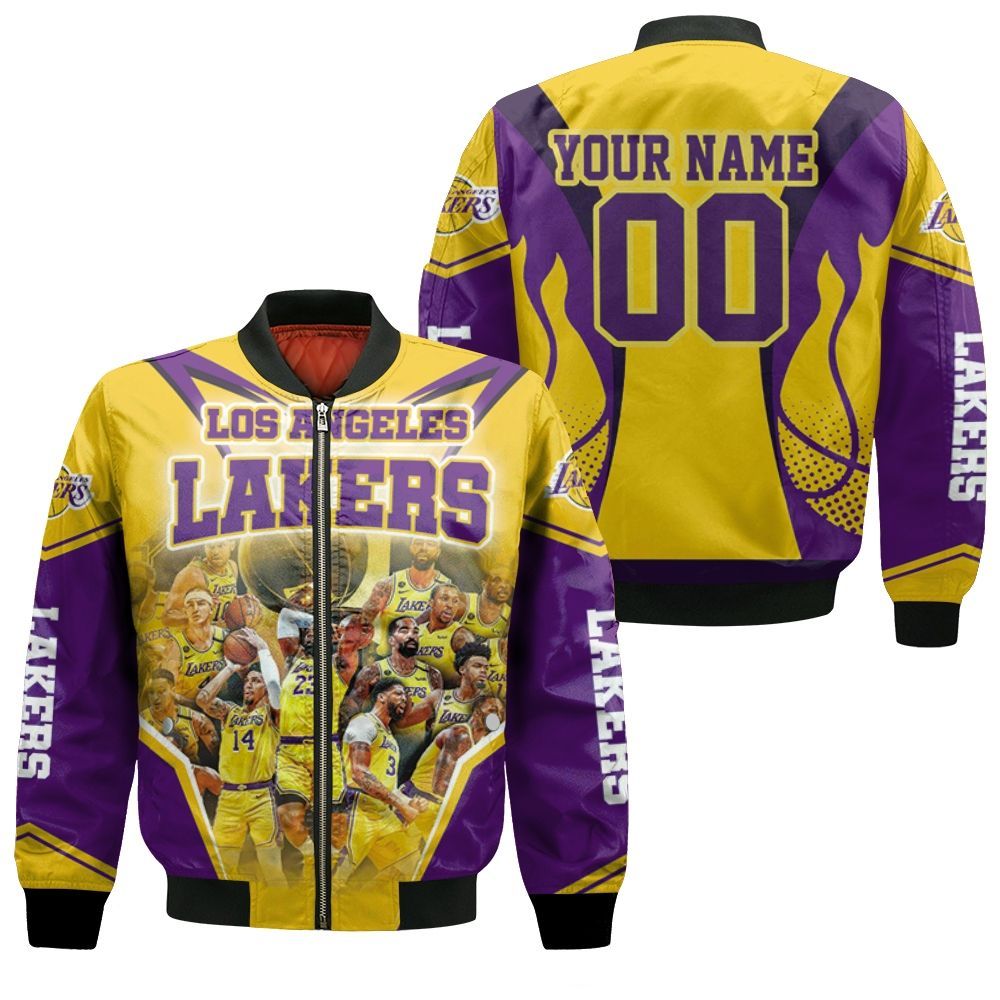 Champions Los Angeles Lakers Western Conference Personalized Bomber Jacket