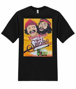 Cheech And Chong Up In Smoke Cigarette Marijuana 420 Graphic T-Shirt