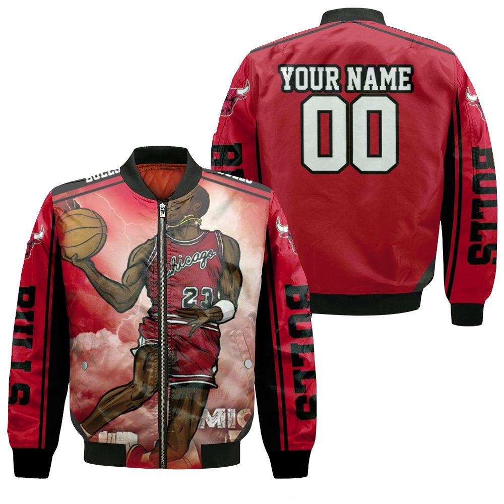 Chicago Bulls Michael Jordan Legends For Fans Personalized Bomber Jacket