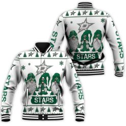 Christmas Gnomes Dallas Stars Ugly Sweatshirt Christmas 3d Baseball Jacket