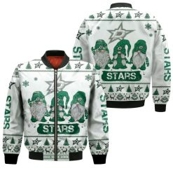 Christmas Gnomes Dallas Stars Ugly Sweatshirt Christmas 3d Bomber Jacket