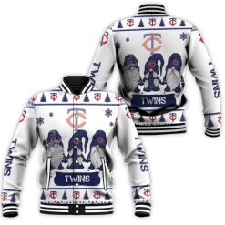 Christmas Gnomes Minnesota Twins Ugly Sweatshirt Christmas 3d Baseball Jacket