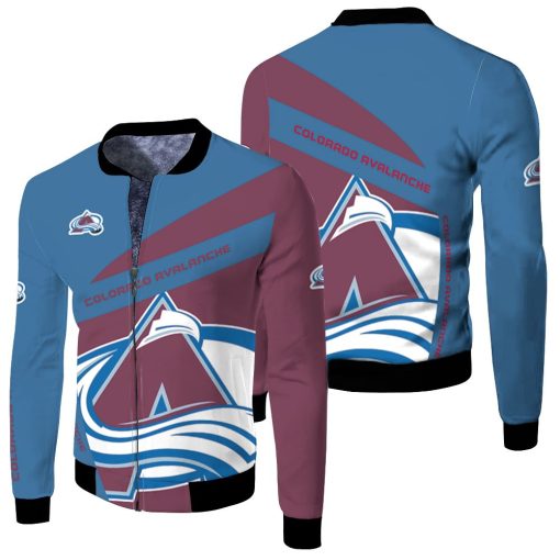 Colorado Avalanche Nhl For Avalanche Fan 3d Jersey Fleece Bomber Jacket