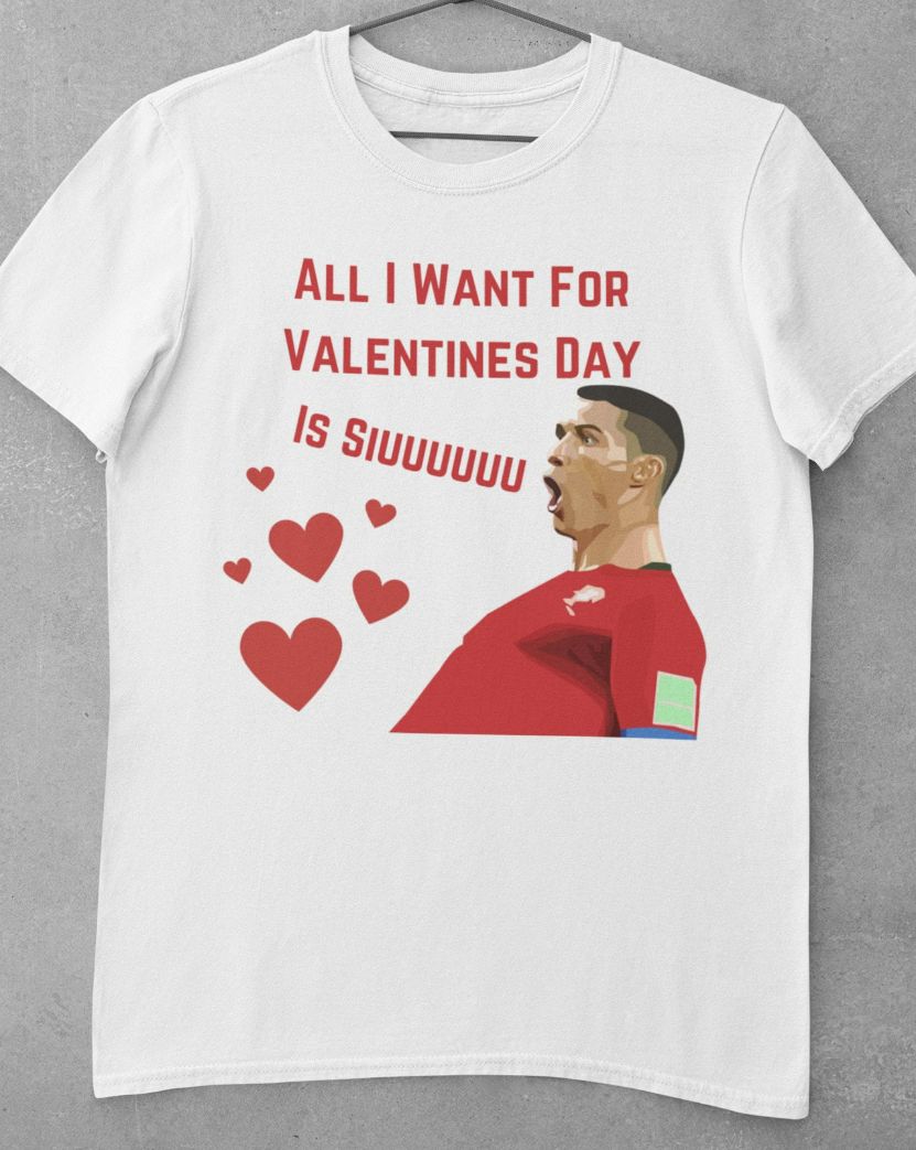 CRISTIANO RONALDO Valentines Day T-Shirt