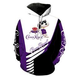 Crown Royal Snoopy The Peanuts All Over Printed Custom 3d Hoodie