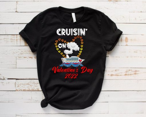 Cruising On Valentines Day Couples Shirt