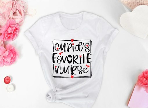 Cupids Favorite Nurse Svg Love Valentines Shirt