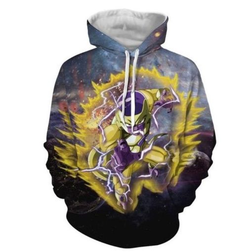 Dbz True Radiance Of The Emperor Golden Frieza S123 For Men For Women Full 3d Hoodie