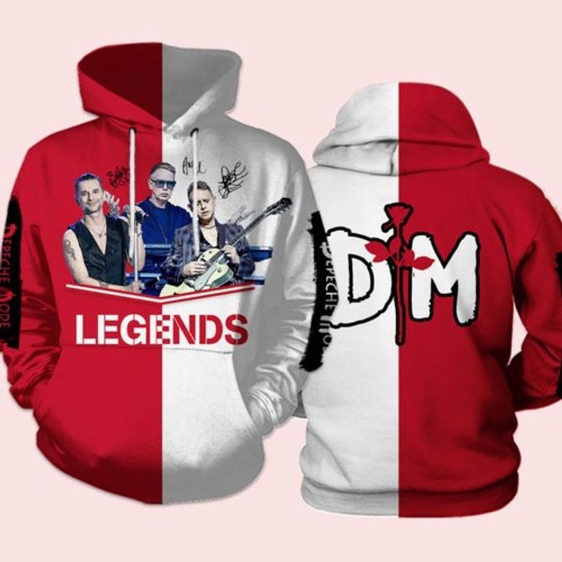 Depeche Mode Legends Men And Women All Over Printed Custom 3d Hoodie