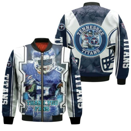 Derrick Henry #22 Tennessee Titans Afc Soth Champions Division Super Bowl 2021 Bomber Jacket