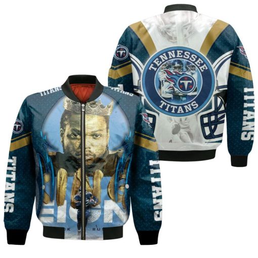 Derrick Henry King #22 Tennessee Titans Afc South Division Champions Super Bowl 2021 Bomber Jacket