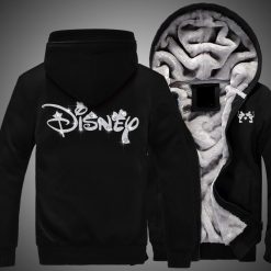 Disney Diamond, Mickey Diamond Over Print 3d Fleece Zip Hoodie