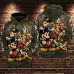 Disney Family Mickey Mouse And Friend 3d Zip Hoodie