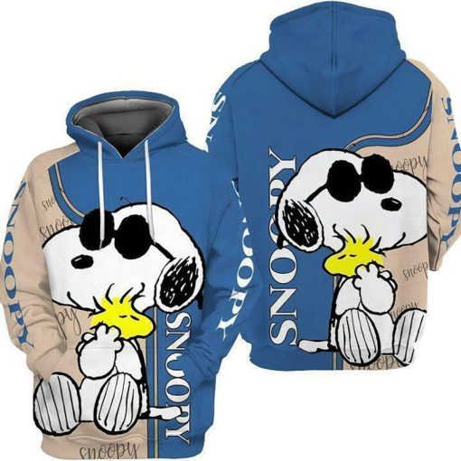 Disney Snoopy Cute Lover V 3d Zip Hoodie