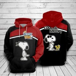 Disney Snoopy Cute Lover Vi 3d Zip Hoodie