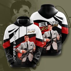 Elvis Presley On Stage Signature Design Gift For Fan Custom 3d All Over Printed Hoodie