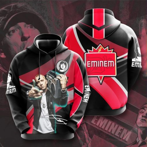 Eminem Anniversary Signature Design Gift For Fan Custom 3d All Over Printed Hoodie