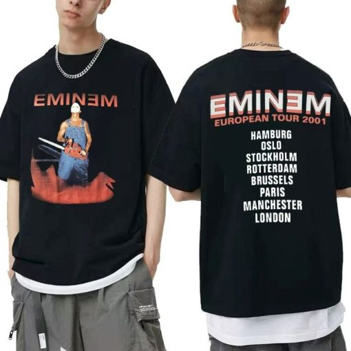 Eminem European Tour Graphics Print T-Shirt