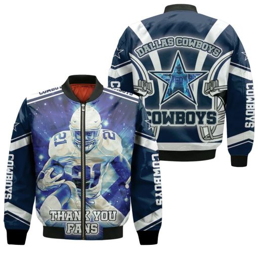 Emmitt Smith #22 Dallas Cowboys Super Bowl 2021 Nfc East Division Bomber Jacket