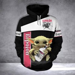 Espolon Logo Baby Yoda Star Wars All Over Printed 3d Hoodie