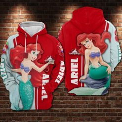 For Ariel Mermaid Lovers Beautiful 3d Hoodie