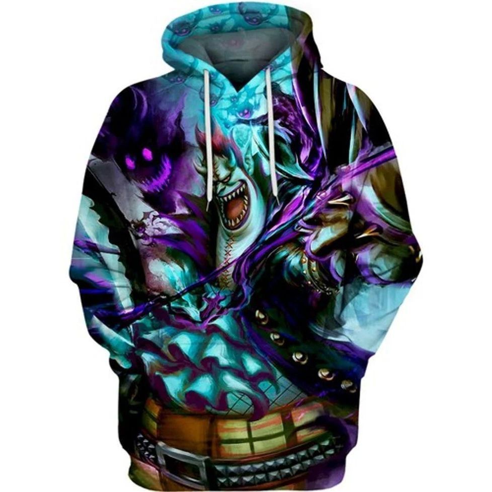 Gecko Moria One Piece 3d All Over Printed Hoodie