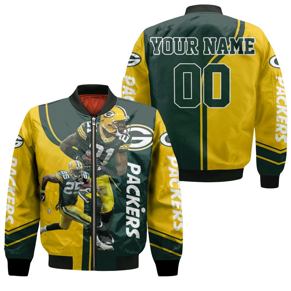 Green Bay Packers Nfc Noth Champions Darnell Savage Will Redmond Personalized Bomber Jacket
