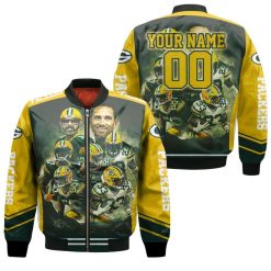 Green Bay Packers Nfc Noth Champions Legend Players Personalized Bomber Jacket