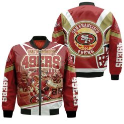 Helmet San Francisco 49ers Nfc West Division 2021 Super Bowl Bomber Jacket