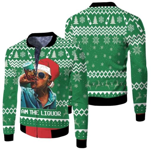 I Am The Liquor Trailer Park Boys Christmas 3d Jersey Fleece Bomber Jacket