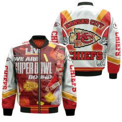 Kansas City Chiefs We Are Super Bowl Bound 2021 West Division Champions Bomber Jacket