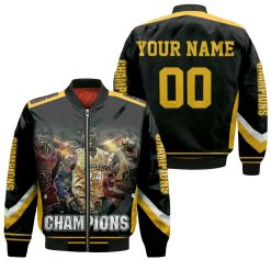 Kobe Bryant Michael Jordan Lebron James Champions Los Angeles Lakers Chicago Bulls 3d Personalized Bomber Jacket