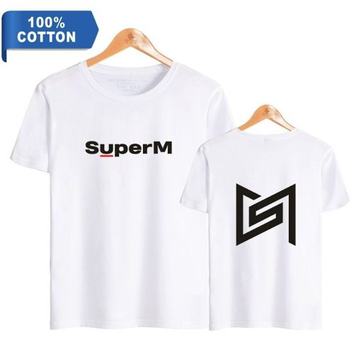 Kpop Super M White Fan Club 2d Unisex T-Shirt