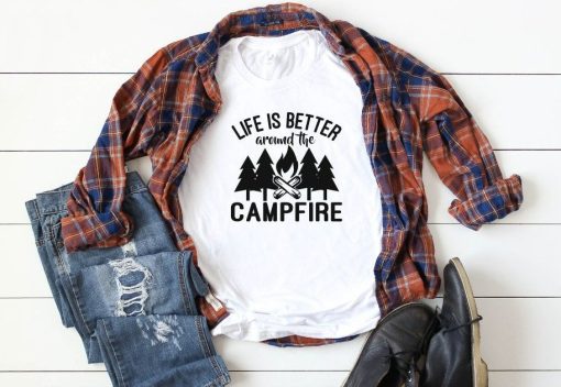 Life Is Better Around The Campfire Unisex T-Shirt