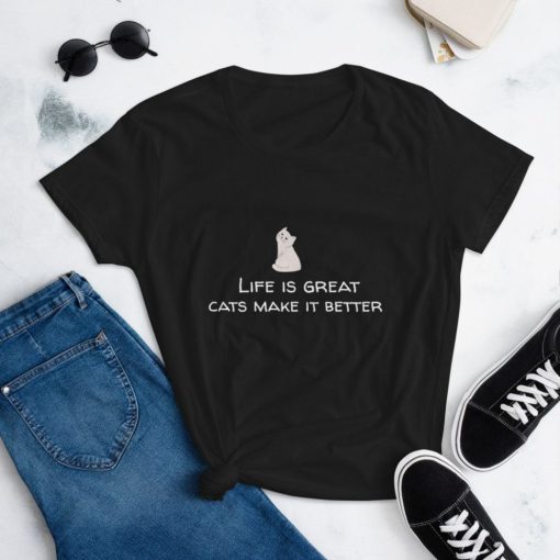 Life Is Better With Cats Shirt Lover