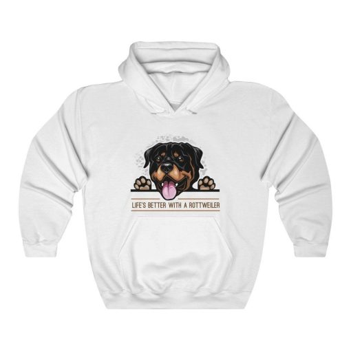 Lifes Better With A Rottweiler Unisex Hoodie