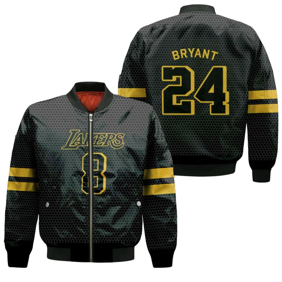Los Angeles Lakers Kobe Bryant For Fan 3d T Shirt Hoodie Sweater (2) Bomber Jacket