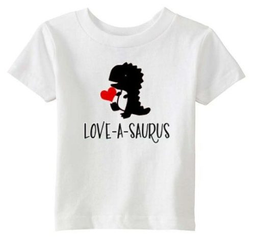 Love A Saurus Valentines Day T-Shirt