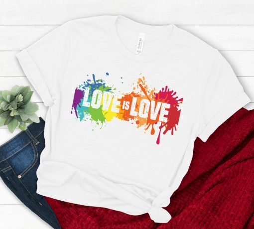 Love Is Love Color Valentines Shirt