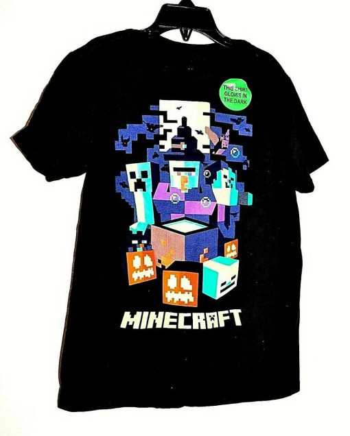 Mojang, Jinx, Minecraft Youth Glow Tee Shirt